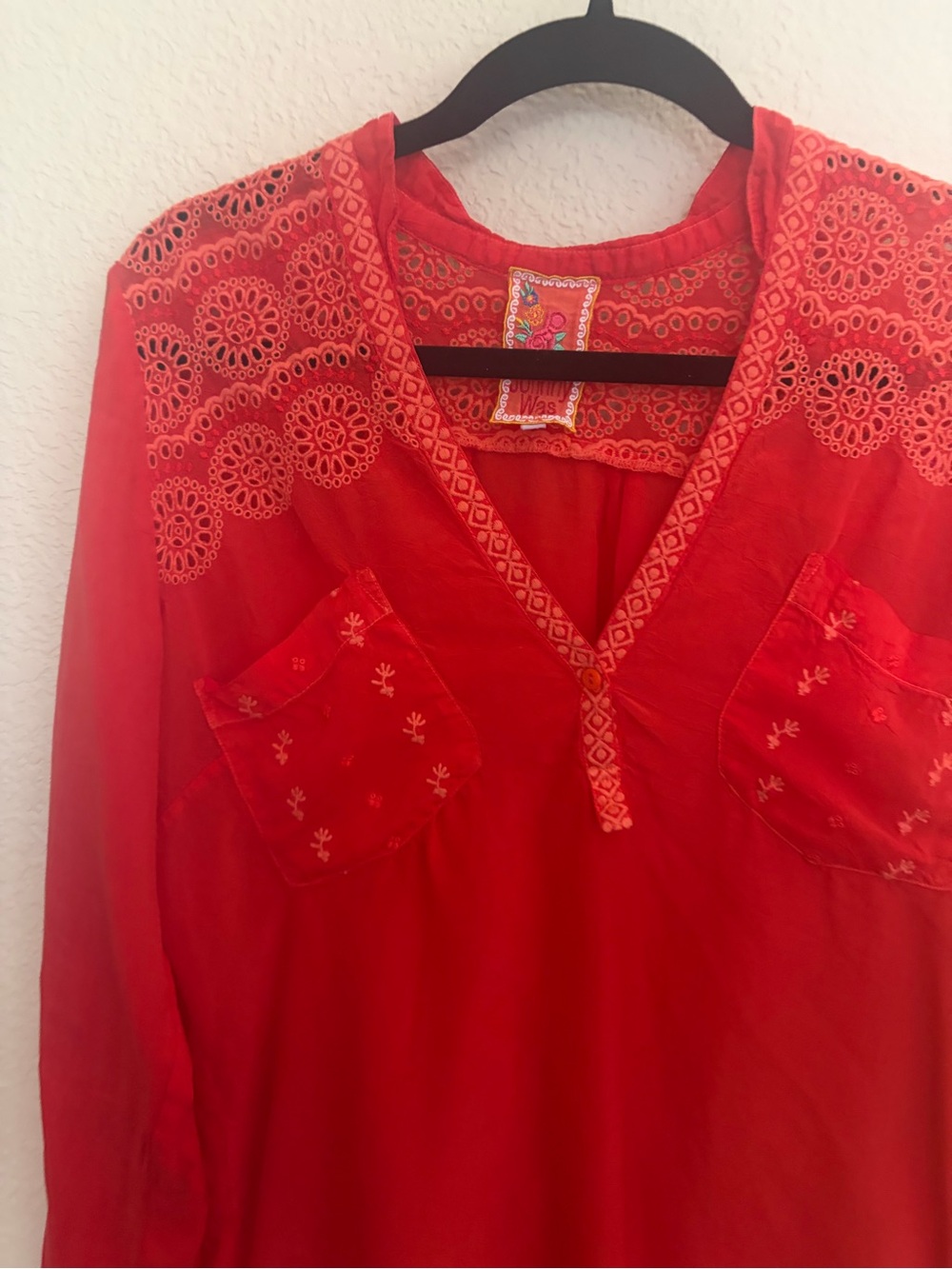 Johnny Was Red Tunic - Picture 3 of 13